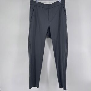 Bonobos Gray Dress Pants Womens Elastic Waist Trousers Career Casual  28" inseam